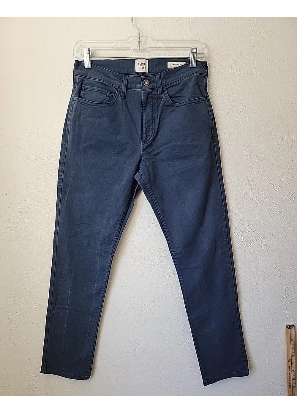 Flint And Tinder Tapered Fit Men's Blue Jeans